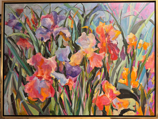 "Tulip Garden", 38 x 50