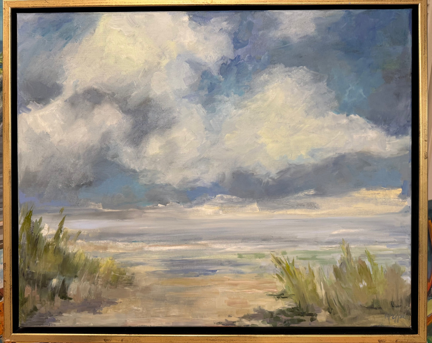 "Misty Beach", 32" x 26"