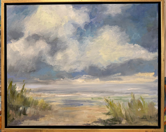 "Misty Beach", 32" x 26"
