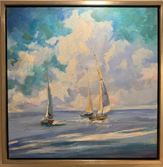 "Sail Away", 22 x 22